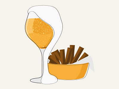 Beer illustration adobe illustrator beer illustration vector yellow