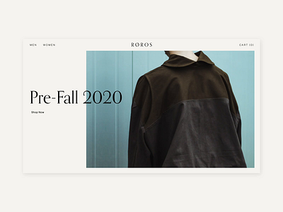 Røros Website Animation animation clean clothing concept design fashion interaction interface loop minimal motion natural scandinavian simple sustainable ui ux video web website