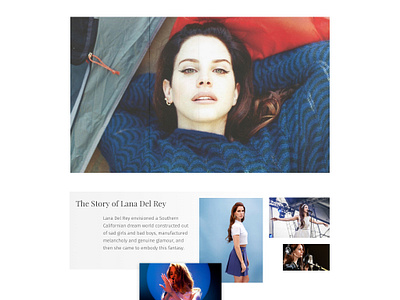 Lana Del Rey Artist Profile By Justin Reyna On Dribbble
