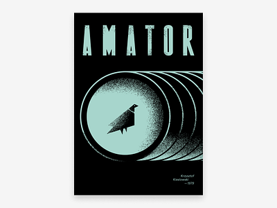 Amator (1979) amator challenge design fan movie poster challenge illustration movie poster movie poster challenge poland poster texture typography