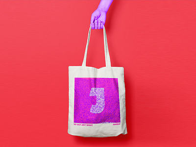 Jukely Summer Tote Bag graphic design jukely tote bag