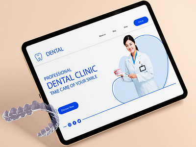 Dental Clinic Website UI