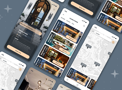 Booking application aplication app booking design graphic design hotel ui ui ux ux