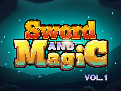 Sword and Magic VOL.1 & 1x Dribbble Invite character cute dark illustration invite