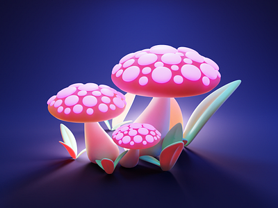 3D Mushroom