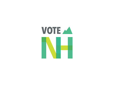 Vote New Hampshire Logo branding logo logo design new hampshire political brand political logo voting logo voting rights