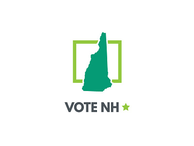 Vote New Hampshire Logo branding logo logo design new hampshire political brand political logo voting logo voting rights