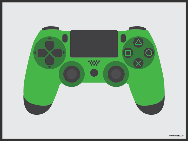 PS4 Controller by Chris K on Dribbble