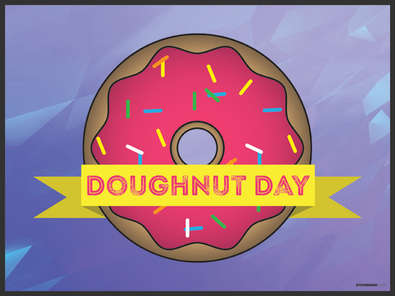 Happy National Doughnut Day By Chris K On Dribbble