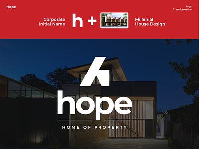 Hope - Home of Property Corporate / Company Logo Design branding businesslogo companylogo companylogos corporatelogo logo logobranding logodesign logodesignservice logodesignservices