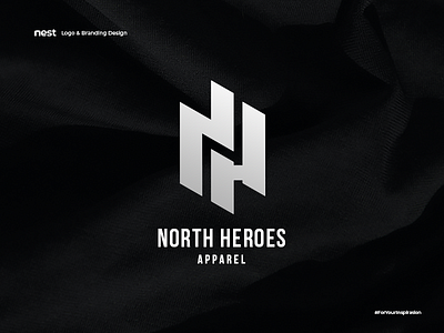 North Heroes - N + H Lettermark Logo Design