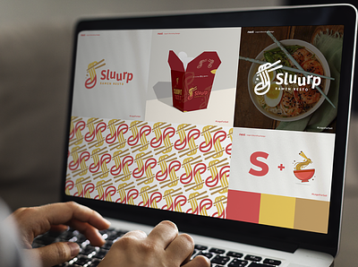 Sluurp - Ramen Resto Brand Guidiline branding businesslogo companylogo companylogos corporatelogo design logo logobranding
