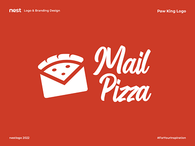 Food Logo Design - Mail + Pizza brandinglogo fasfoodlogo foodlogo foodlogodesign logodesign logodesignservice