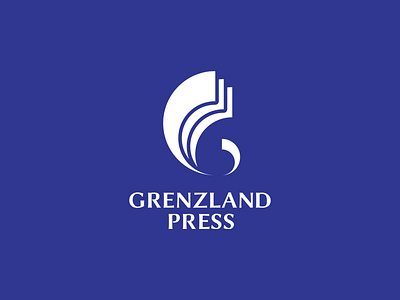 Modern Minimalist Lettermark Logo Design - Grenzland Press