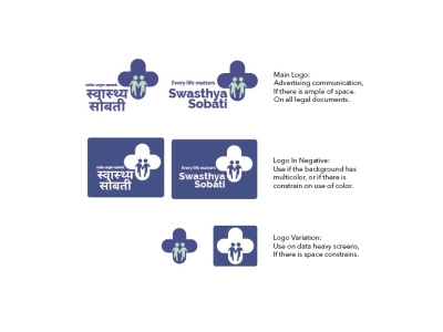 SwasthyaSobati  (HealthBuddy): Medical App Logo Design