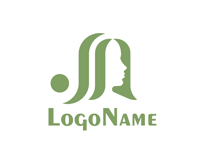 Long Hair Logo app branding design icon illustration logo