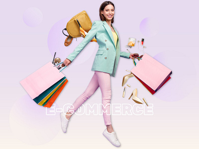 E-commerce webpage design graphic design illustration vector