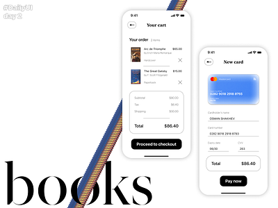 Credit Card Checkout. Daily UI. Day 2
