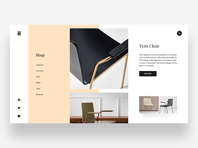Furnito clean clean design clean ui ecommerce furniture hero hero section interaction landing page minimal ui uidesign ux webdesign