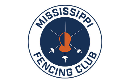 Mississippi Fencing Club - logo design athletics branding design graphic design logo sports vector