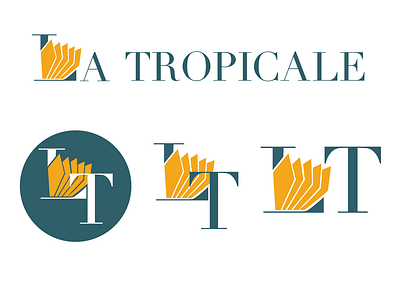 La Tropicale Luxury Hotel Logo branding design graphic design hotel logo logo mark vector