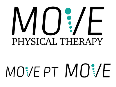 MOVE Physical Therapy logo system brand branding design graphic design logo logo mark vector
