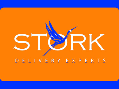 STORK delivery branding graphic design logo