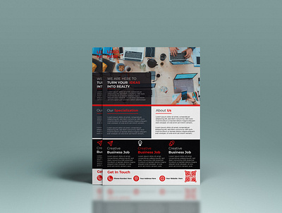 MODERN CORPORATE FLYER TEMPLATE branding corporate flyer template design flyer flyer design graphic design