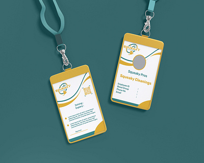 Corporate Employee ID Card brand identity branding employee id card