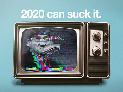 2020 - The Office (RIP) 2020 digital glitch glitch art illustration netflix new year photoshop prison mike static the office tv