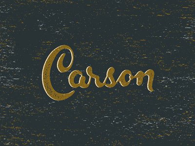 Carson Lettering branding calligraphy design graphic design grunge hand lettering logo type typography vector vintage word mark