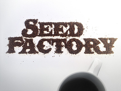 Seed Factory - Coffee branding coffee espresso hand lettering hand made icon logo type typography vintage