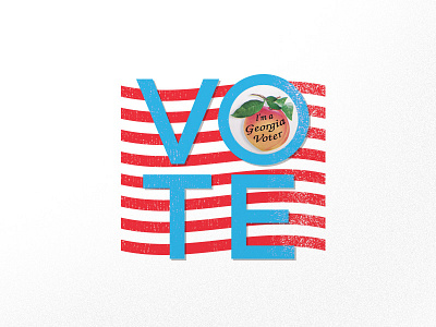 Election Day america design election flat icon logo patriotism type typography usa vote