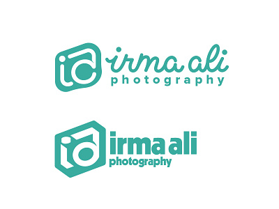 Irma Ali - Logo Progress branding camera design handlettering icon lettering logo photography script type typography vector
