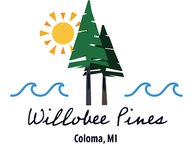 Lakeside cabin logo