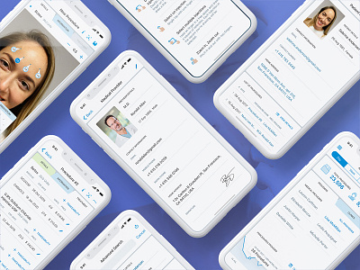 Aesthetic Record ERM - iOS App app beauty crm design health ios iphone med medical procedure profile