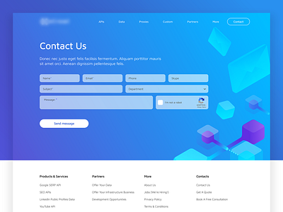 Contact Form bright colorful contact design email form illustration page ui ux web