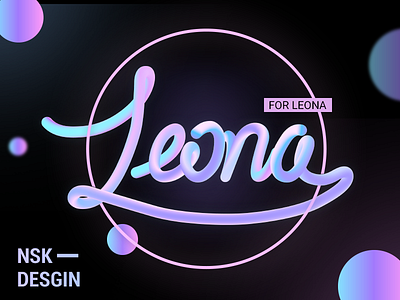 Leona design typeface