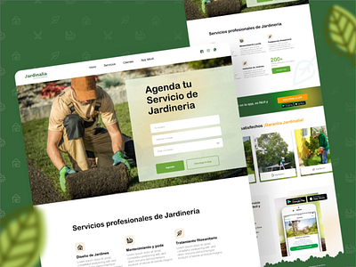 Landing Page, Website Design | Jardinalia