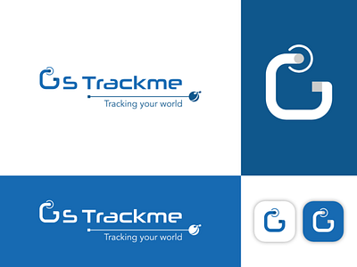 GsTrackme | Logo redesign, App Launcher Icon branding design graphic design logo design