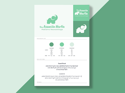 Doctor, Pediatrician | Brand Board branding graphic design logo