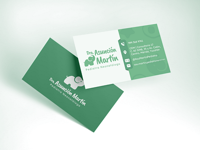Doctor, Pediatrician | Mockup Business Card branding business card graphic design mockup