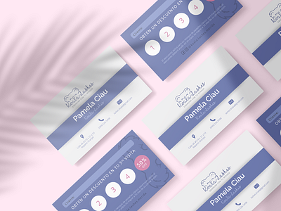 Koala Lashes | Business Cards branding graphic design