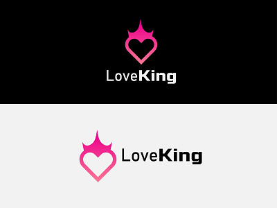 LoveKing Logo Design