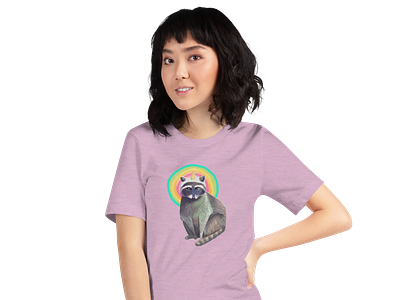 Raccoonicorn Unisex Tee