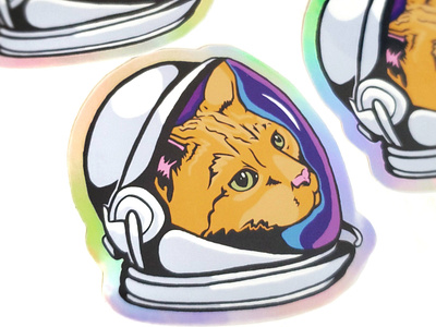 Space Cat Sticker