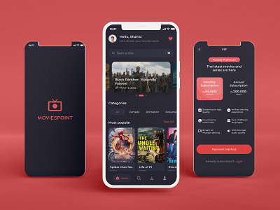 Movies App UI Interface