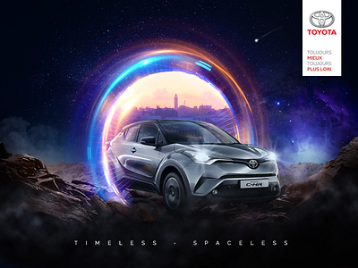 Toyota - CHR galaxy portal space spaceless timeless toyota toyotachr