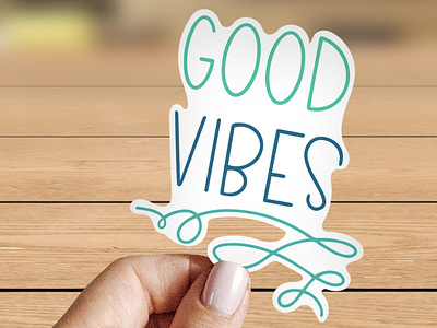 Good Vibes design graphic design illustration typography vector