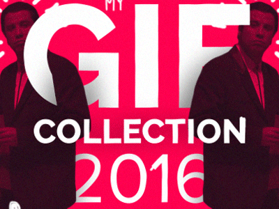 Gif Collection 2016 - Cover GIF animation behance gif motion portfolio